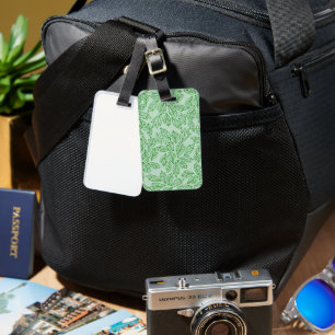 Nature-Inspired Leaf Pattern Luggage tag