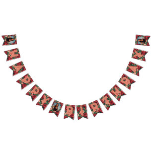 Nature Inspired Rose Themed Surprise Birthday Bunting