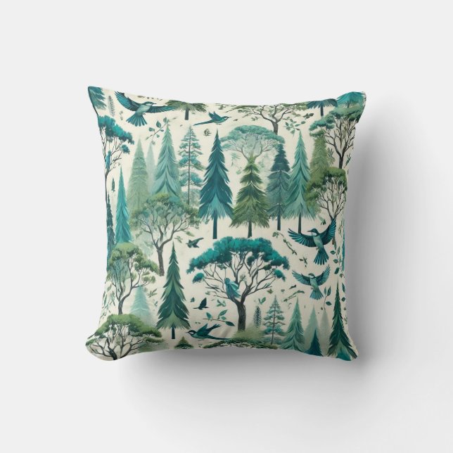 Nature-Inspired Seamless Design Cushion (Front)