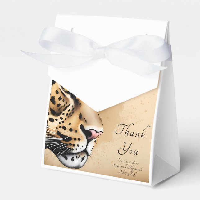 Nature-inspired wedding theme favour box (Front Side)