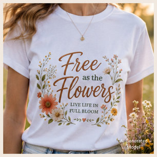 Nature Inspired Women’s Soft Feminine Graphic Tee