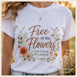 Nature Inspired Women’s Soft Feminine Graphic Tee