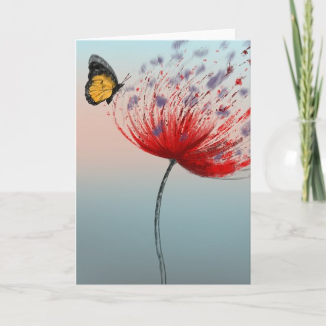 Nature is freedom card (Front)
