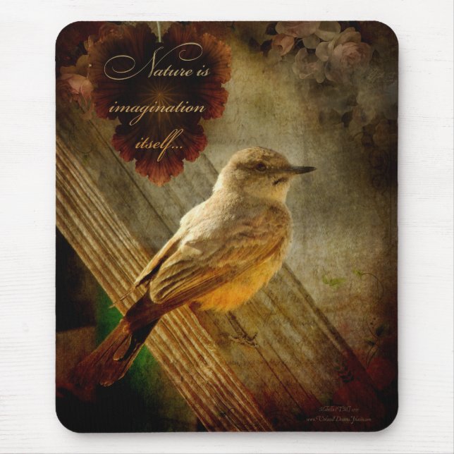 Nature is Imagination Mouse Pad (Front)