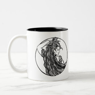 Nature is my Church Druid Goddess Two-Tone Coffee Mug