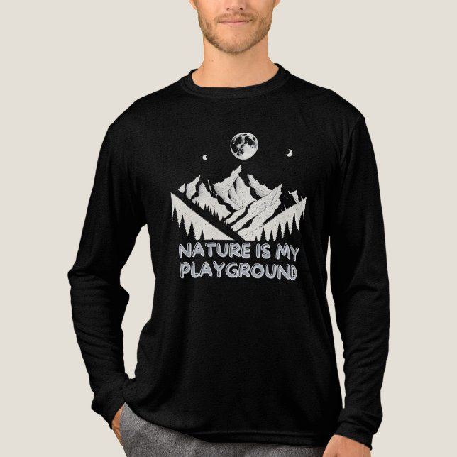 Nature is My Playground Tri-Blend Shirt (Front)