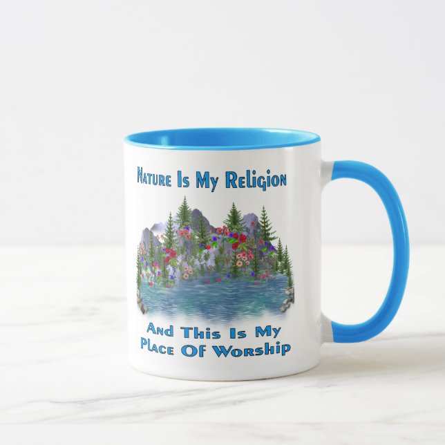Nature Is My Religion Mug (Right)