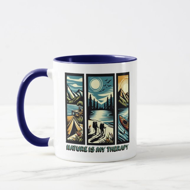 Nature Is My Therapy Mug (Left)