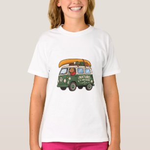 Nature Is Our Home Camper Van Camping Adventure De T-Shirt