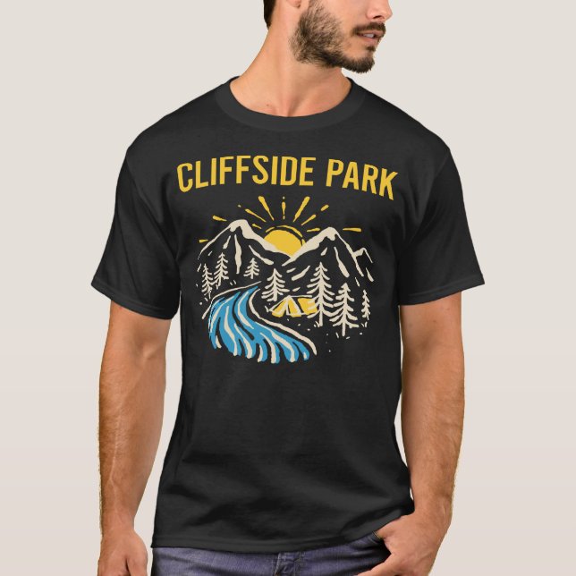 Nature Landscape Cliffside Park T-Shirt (Front)