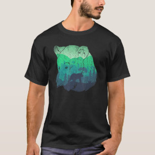 Nature Landscape Forest Animal Wildlife Grizzly Be T-Shirt