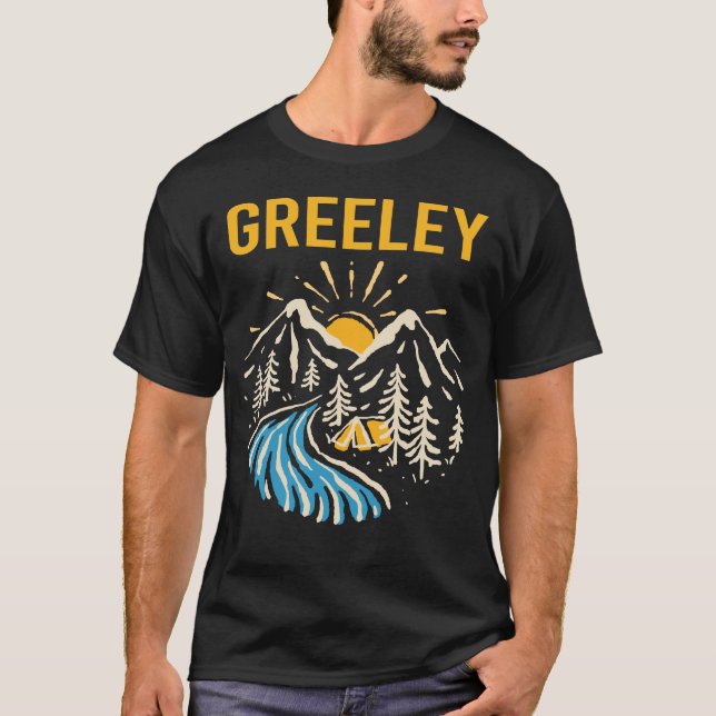 Nature Landscape Greeley T-Shirt (Front)