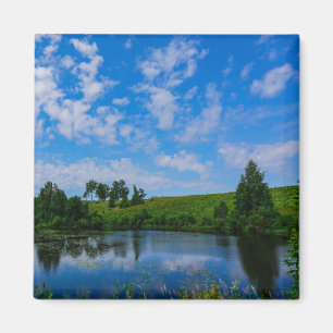 Nature Landscape Lake Sky Belarus Magnet