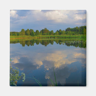 Nature Landscape Lake Sky Belarus Magnet