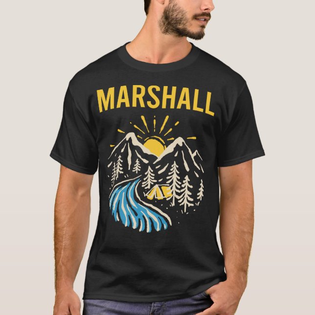 Nature Landscape Marshall T-Shirt (Front)