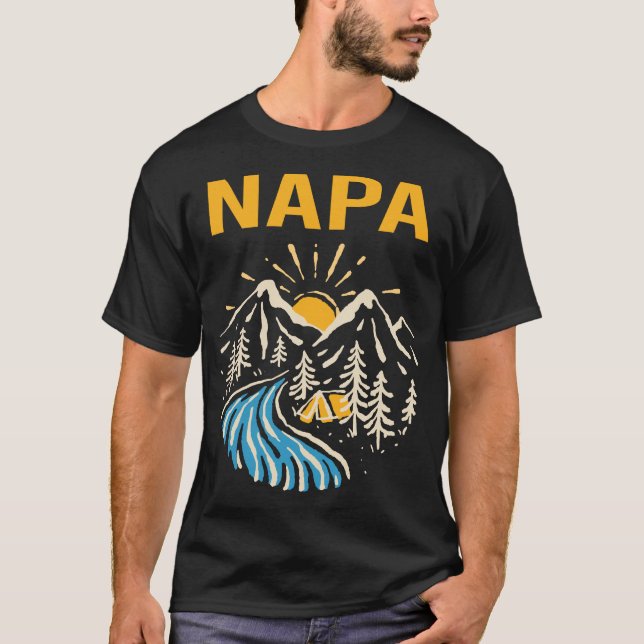 Nature Landscape Napa T-Shirt (Front)