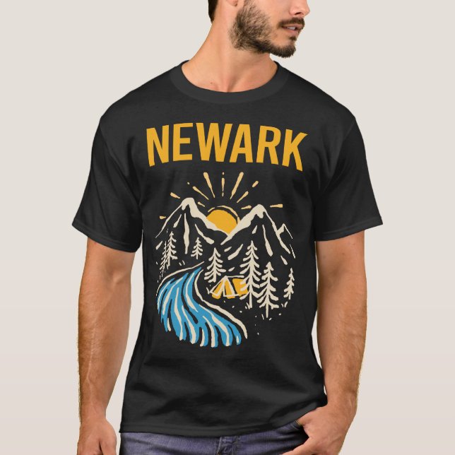Nature Landscape Newark T-Shirt (Front)