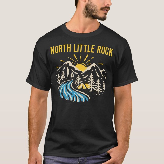 Nature Landscape North Little Rock T-Shirt (Front)