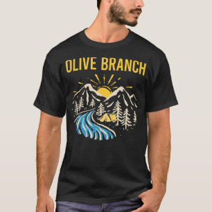 Nature Landscape Olive Branch T-Shirt