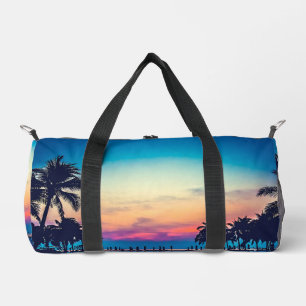 Nature Landscape Pool Palm Trees-25925 Duffle Bag