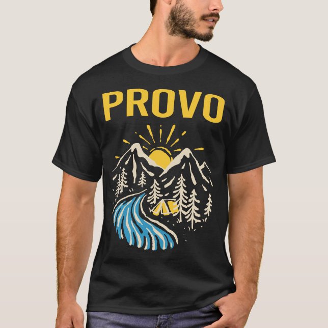 Nature Landscape Provo T-Shirt (Front)