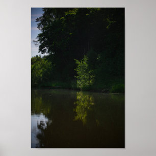 Nature Landscape River Belarus Trees Poster