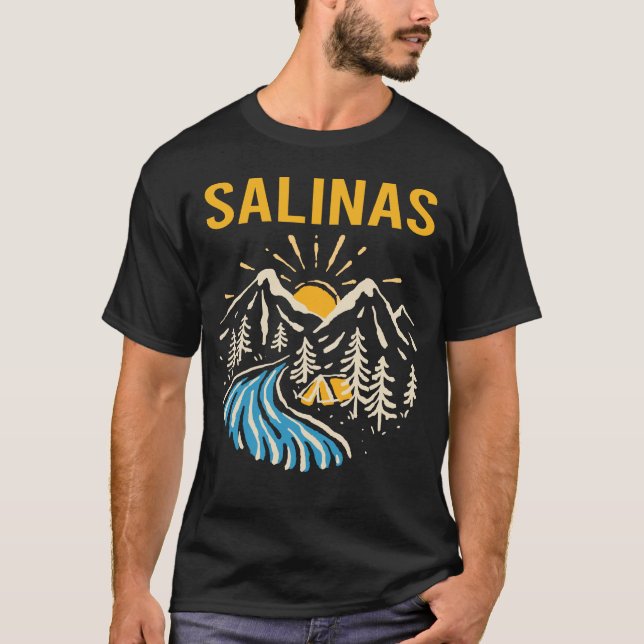 Nature Landscape Salinas T-Shirt (Front)