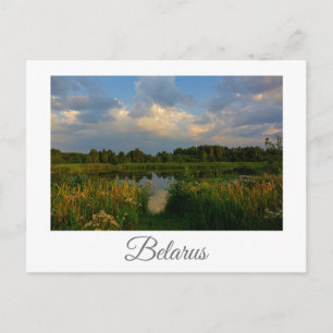 Nature Landscape Scenery Lake Belarus Postcard