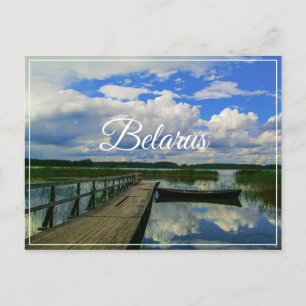 Nature Landscape Scenery Lake Sky Belarus Postcard