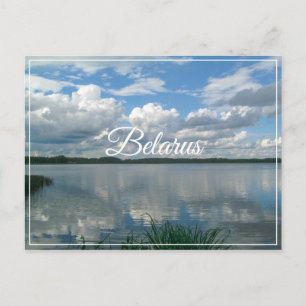 Nature Landscape Scenery Lake Sky Belarus Postcard