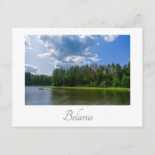 Nature Landscape Scenery Lake Sky Belarus Postcard