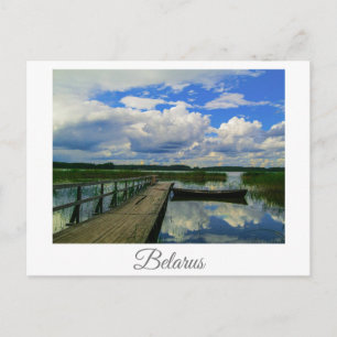 Nature Landscape Scenery Lake Sky Belarus Postcard