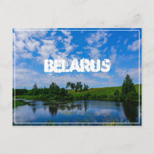 Nature Landscape Scenery Lake Sky Belarus Postcard