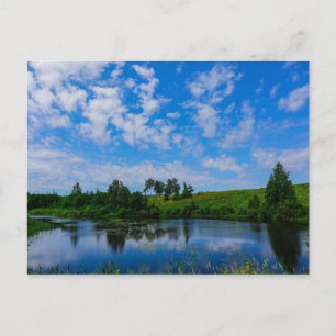 Nature Landscape Scenery Lake Sky Belarus Postcard