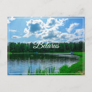 Nature Landscape Scenery Lake Sky Belarus Postcard