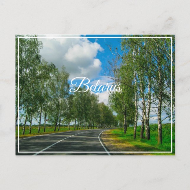 Nature Landscape Scenery Rural Belarus Postcard (Front)