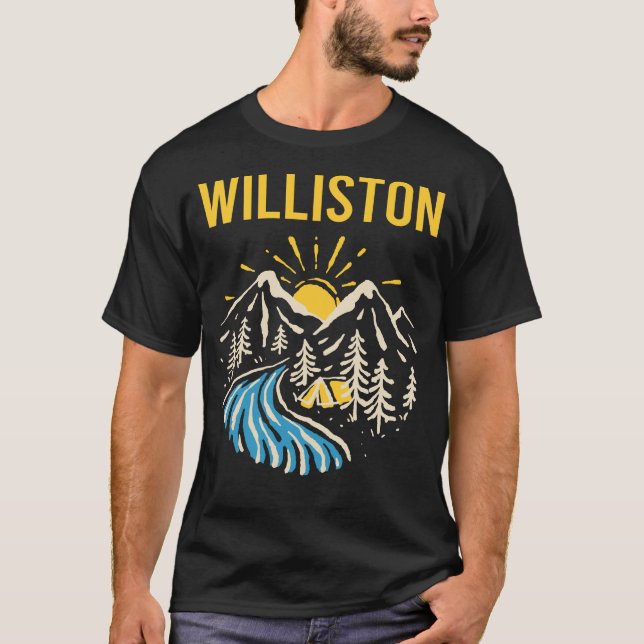Nature Landscape Williston T-Shirt (Front)