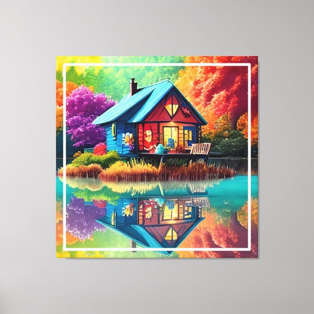 Nature Landscape with Autumn-38566 Canvas Print (Front)