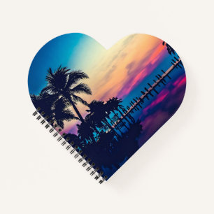 Nature Landscape with Pool Palm Trees-25925 Notebook