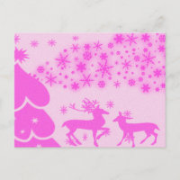 Nature Landscapes Seasons Winter Snowflake Deer