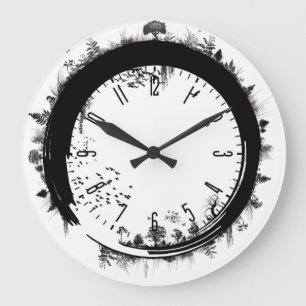 Nature Large Clock