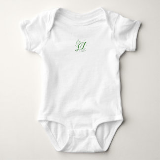 Nature Leaf Green Mini - Baby Bodysuit