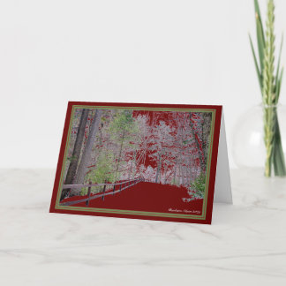***Nature: Live each Season: Walden Pond Holiday Card
