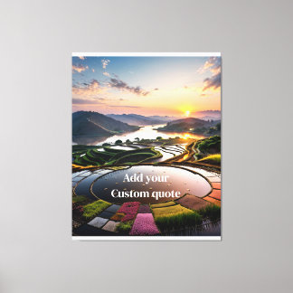 Nature lover canvas print