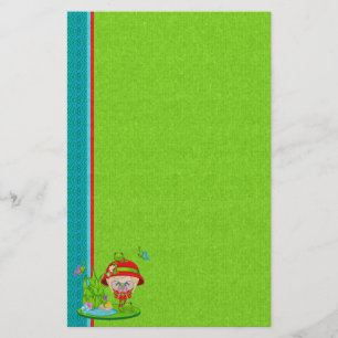Nature Lover Frog Faery Stationery