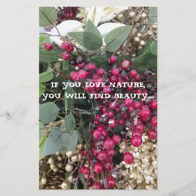 NATURE LOVER  STATIONERY (Front)