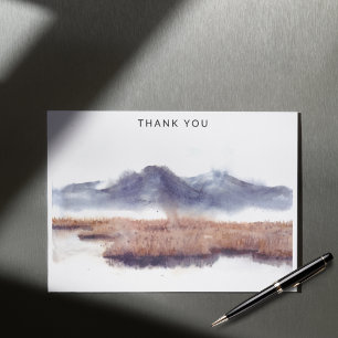 Nature Lover Sympathy Thank You  Card