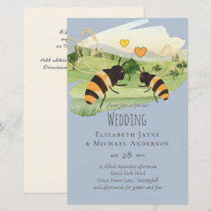 Nature Lovers Countryside Bees Wedding