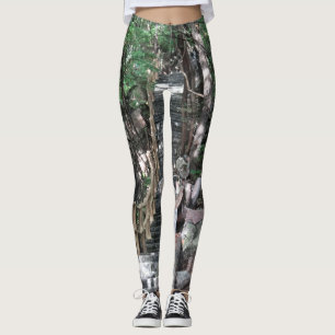 Nature lovers versatile natural tones in leggings