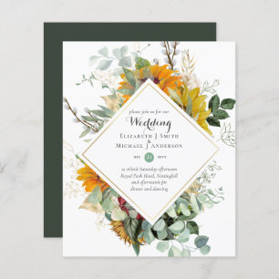 Nature Lovers Wedding Foral Greenery Rustic Boho 